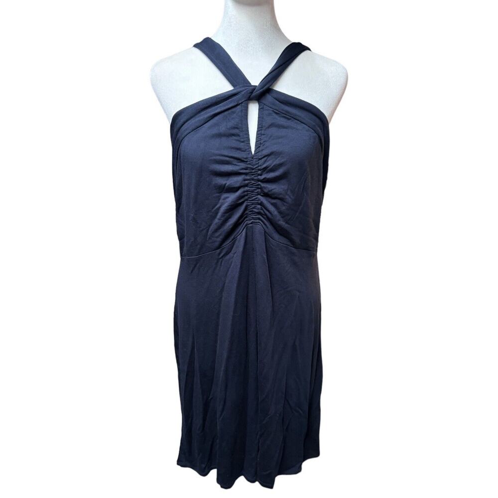 CAbi Navy Midi Dress